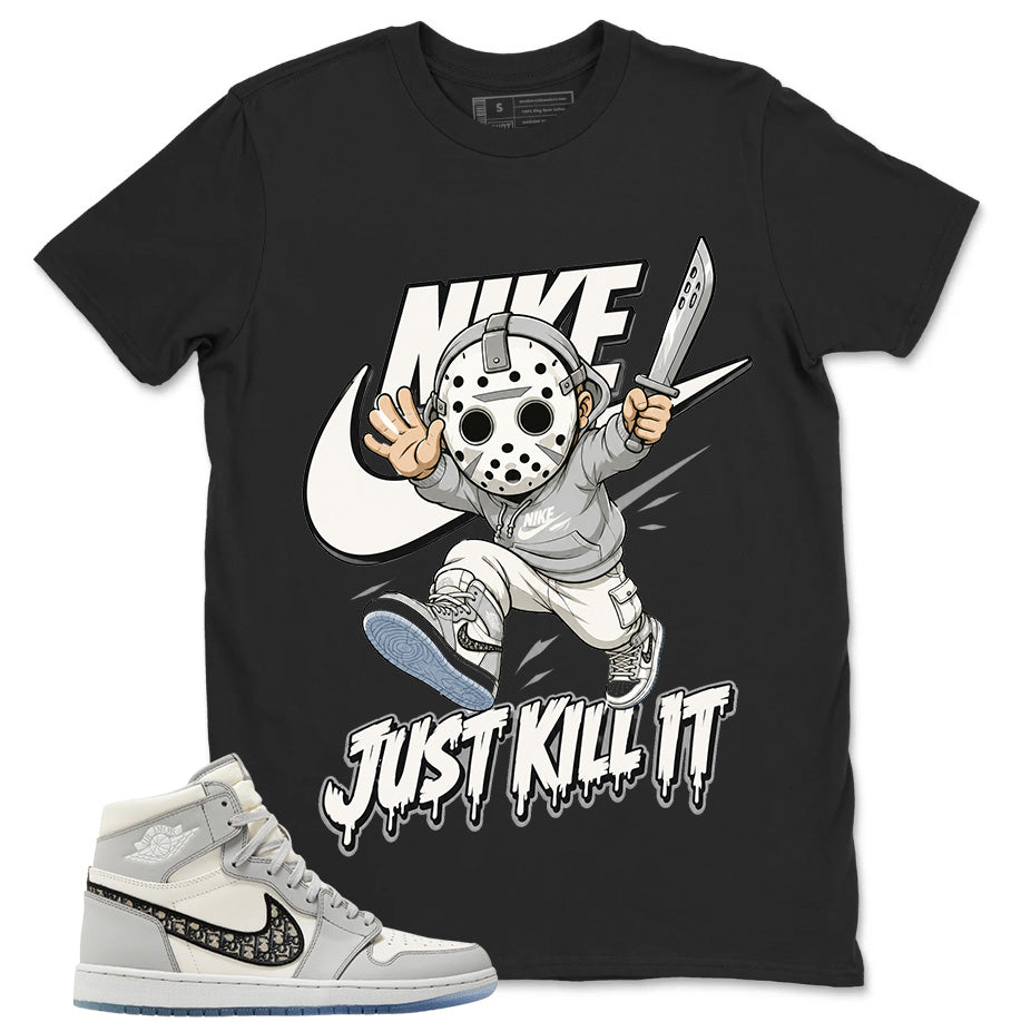Graphic T-shirt to Match Wolf Grey 1s - Just Kill It Graphic