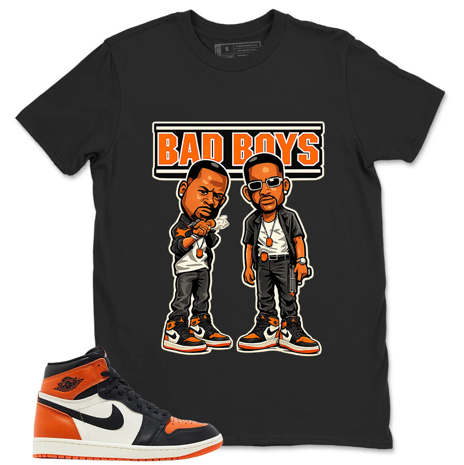 Graphic T-shirt to Match Shattered Backboard 1s - Bad Boys Graphic