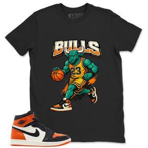 Graphic T-shirt to Match Shattered Backboard 1s - Bull 23 Graphic