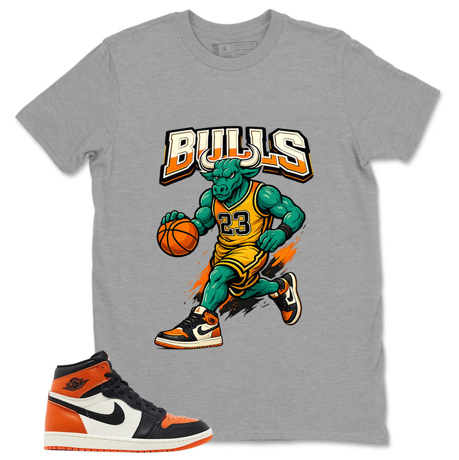 Graphic T-shirt to Match Shattered Backboard 1s - Bull 23 Graphic