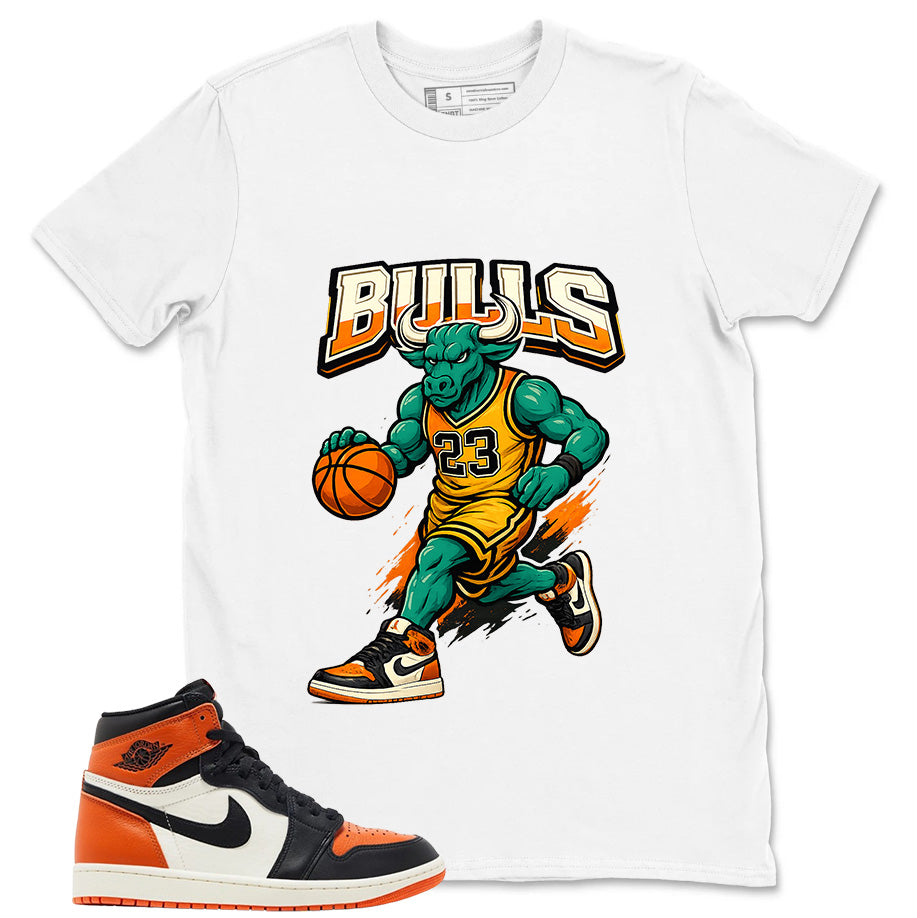 Graphic T-shirt to Match Shattered Backboard 1s - Bull 23 Graphic