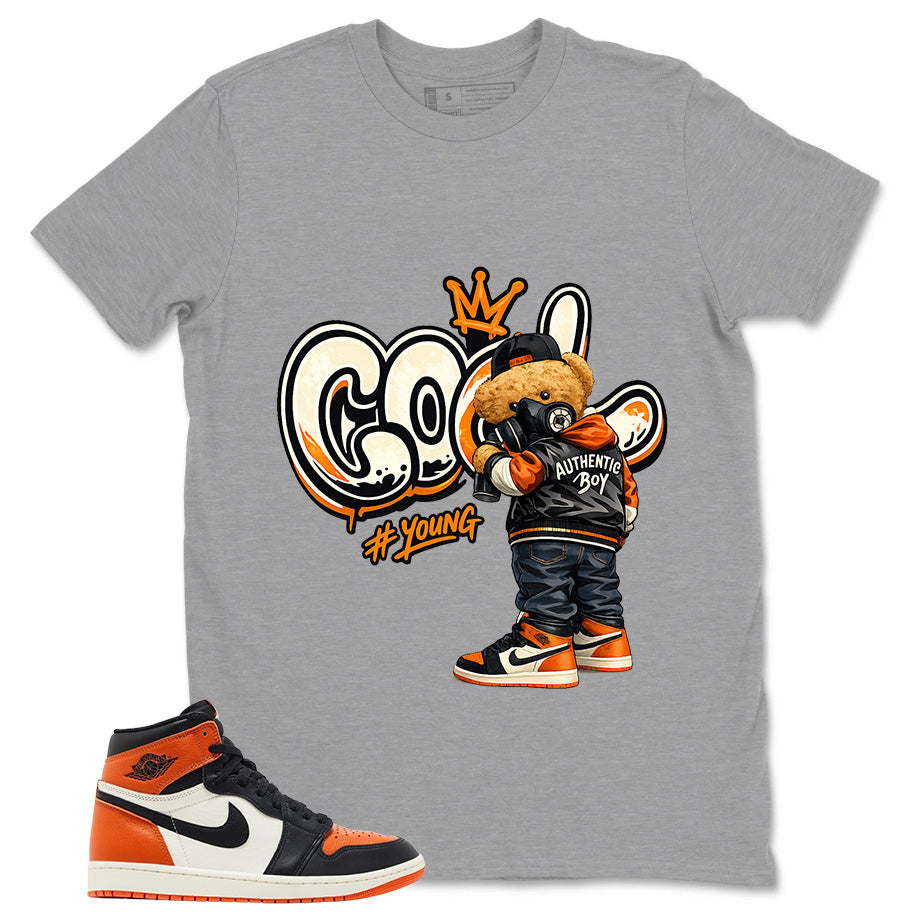 Graphic T-shirt to Match Shattered Backboard 1s - Cool Boy Graphic
