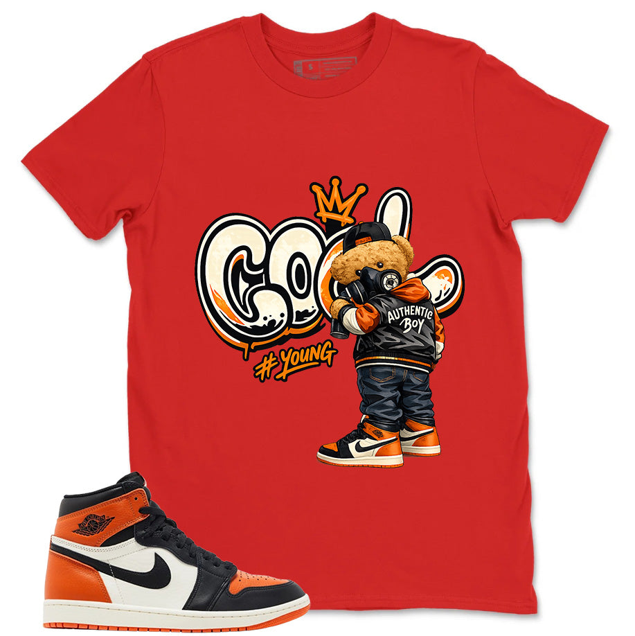 Graphic T-shirt to Match Shattered Backboard 1s - Cool Boy Graphic