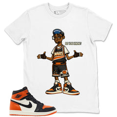 Graphic T-shirt to Match Shattered Backboard 1s - Do You Know Mars Graphic