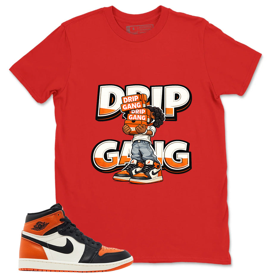 Graphic T-shirt to Match Shattered Backboard 1s - Drip Gang Graphic