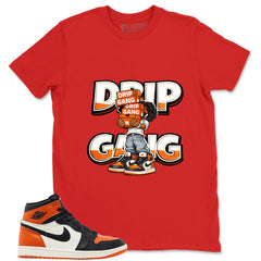 Graphic T-shirt to Match Shattered Backboard 1s - Drip Gang Graphic