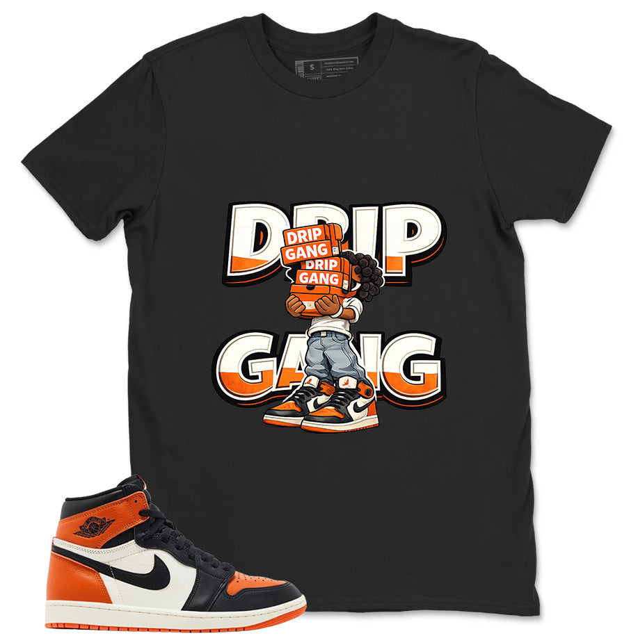Graphic T-shirt to Match Shattered Backboard 1s - Drip Gang Graphic