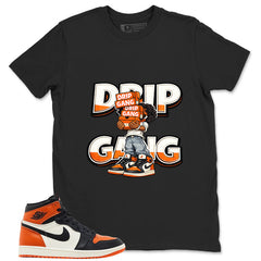 Graphic T-shirt to Match Shattered Backboard 1s - Drip Gang Graphic
