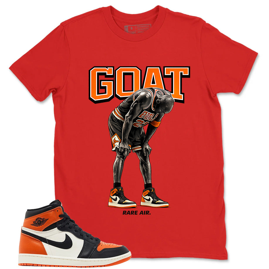 Graphic T-shirt to Match Shattered Backboard 1s - Goat Rare Air Graphic