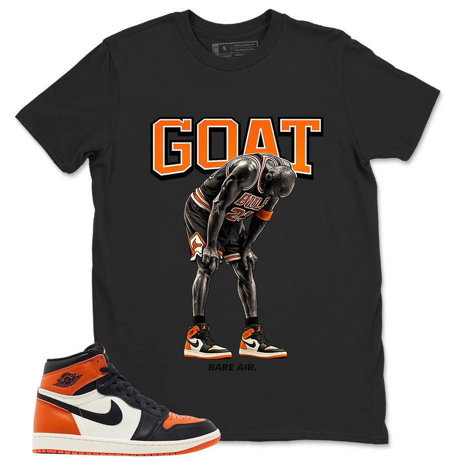 Graphic T-shirt to Match Shattered Backboard 1s - Goat Rare Air Graphic