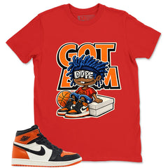Graphic T-shirt to Match Shattered Backboard 1s - Got 'Em Dope Graphic