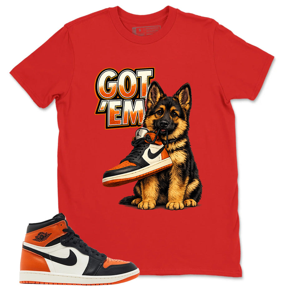 Graphic T-shirt to Match Shattered Backboard 1s - Got 'Em GS Graphic