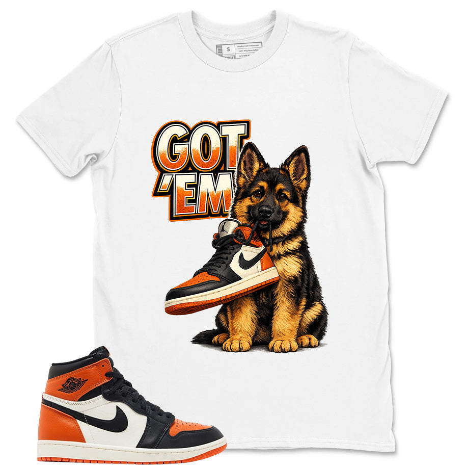 Graphic T-shirt to Match Shattered Backboard 1s - Got 'Em GS Graphic