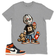 Graphic T-shirt to Match Shattered Backboard 1s - Little Jason Graphic