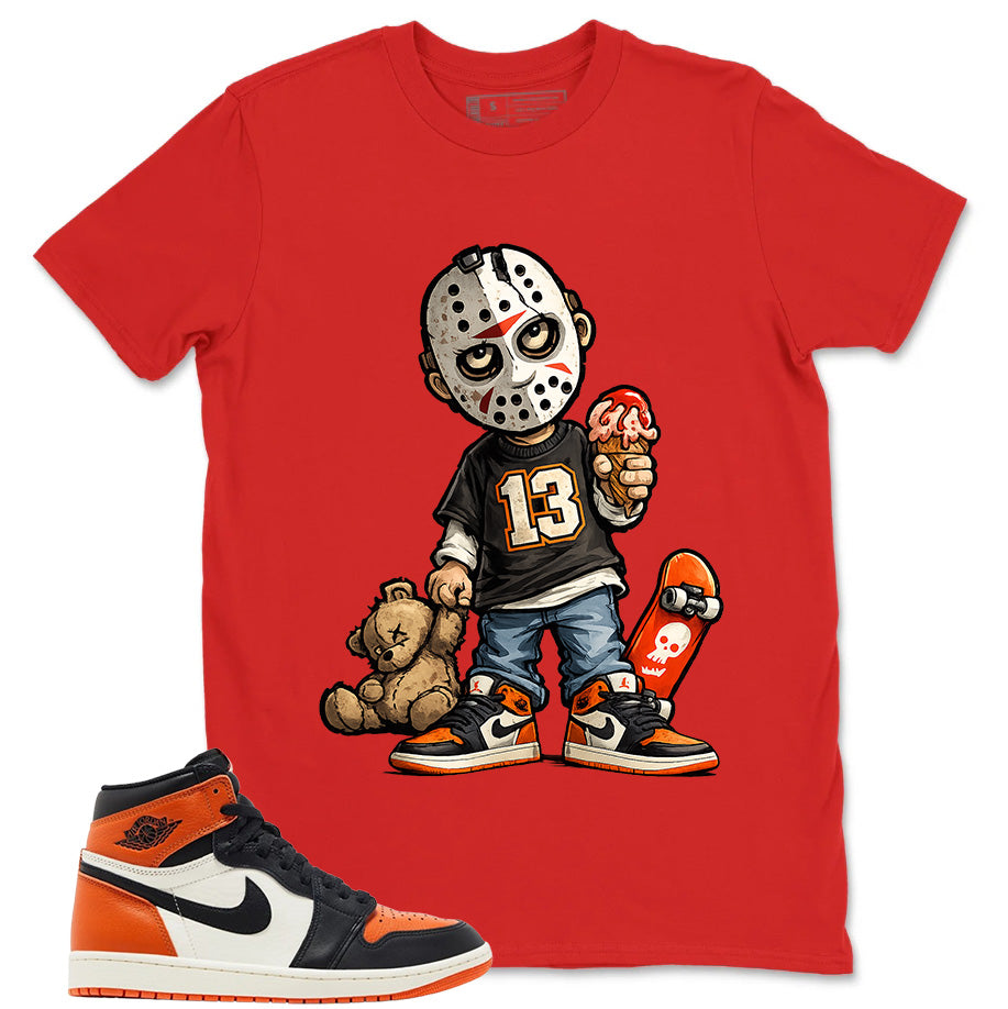 Graphic T-shirt to Match Shattered Backboard 1s - Little Jason Graphic