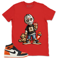 Graphic T-shirt to Match Shattered Backboard 1s - Little Jason Graphic