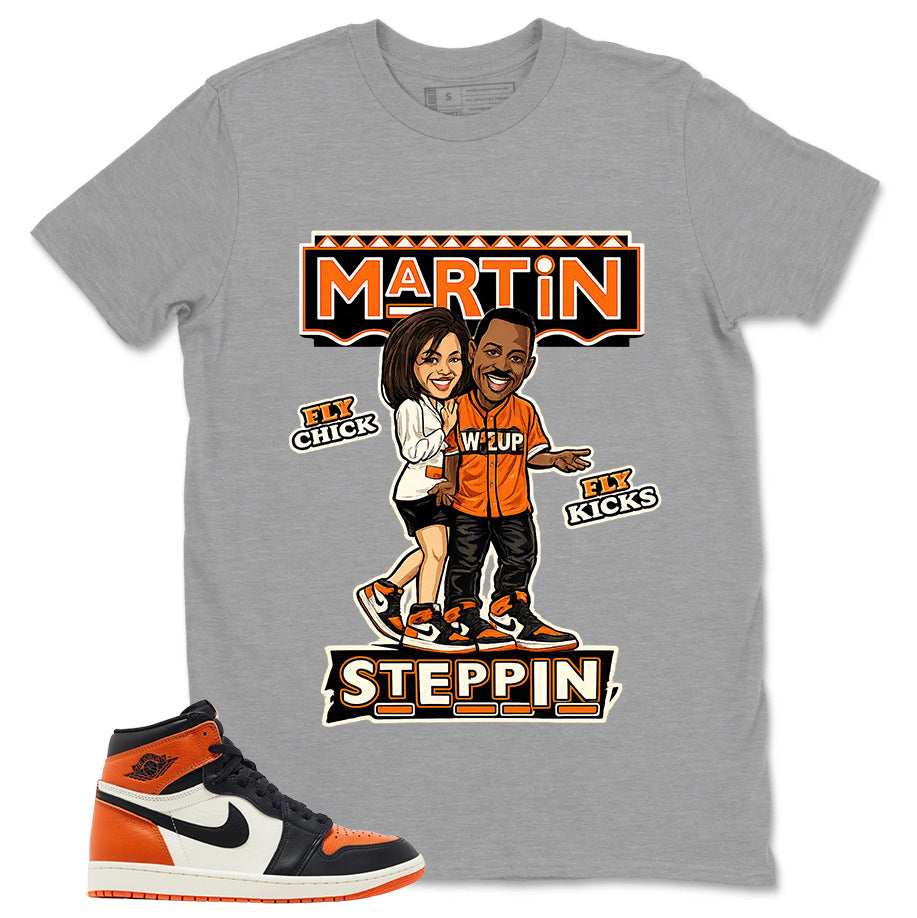 Graphic T-shirt to Match Shattered Backboard 1s - Martin Steppin Graphic