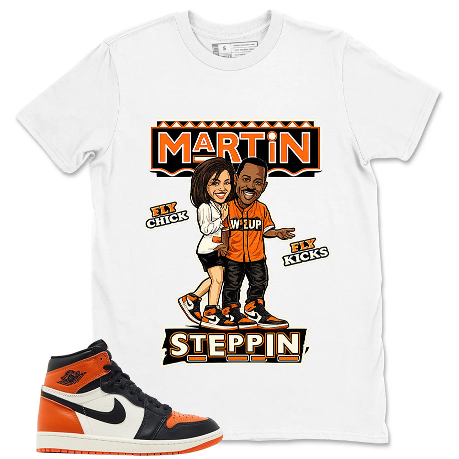 Graphic T-shirt to Match Shattered Backboard 1s - Martin Steppin Graphic