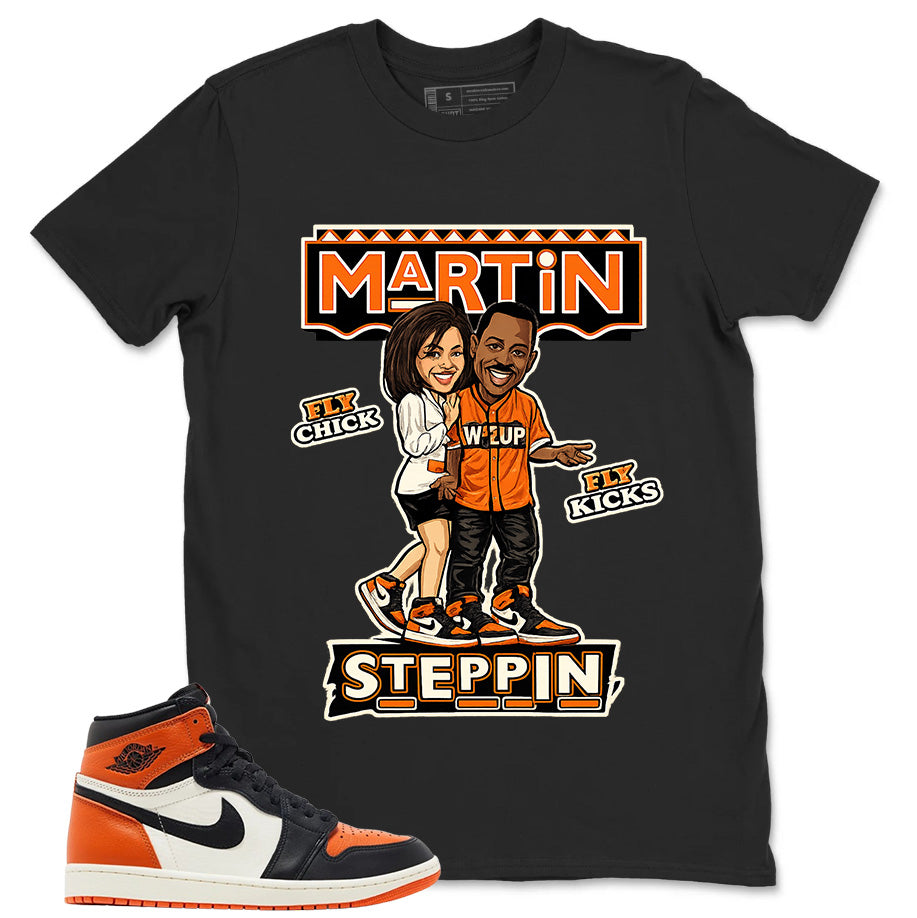 Graphic T-shirt to Match Shattered Backboard 1s - Martin Steppin Graphic