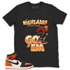 Graphic T-shirt to Match Shattered Backboard 1s - Nightmare On Elm Street Graphic