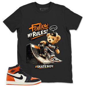 Graphic T-shirt to Match Shattered Backboard 1s - Skate Boy Graphic