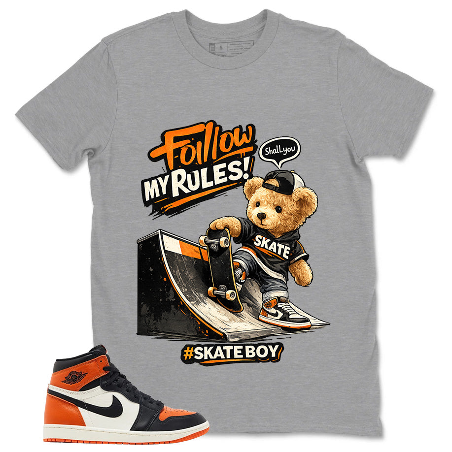 Graphic T-shirt to Match Shattered Backboard 1s - Skate Boy Graphic