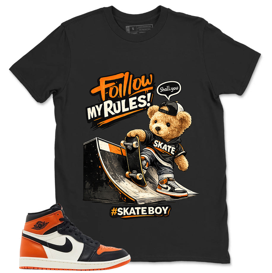 Graphic T-shirt to Match Shattered Backboard 1s - Skate Boy Graphic