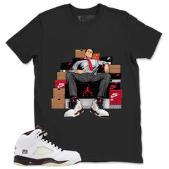 Graphic T-shirt to Match A Maniere Black Collective 5s - Sole Boss Graphic