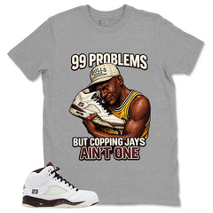 Graphic T-shirt to Match A Maniere Black Collective 5s - 99 Problems Graphic