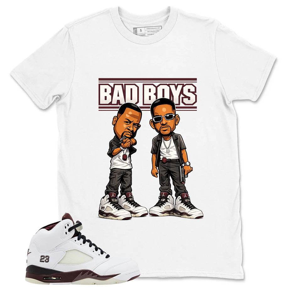 Graphic T-shirt to Match A Maniere Black Collective 5s - Bad Boys Graphic