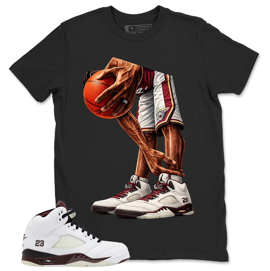 Graphic T-shirt to Match A Maniere Black Collective 5s - Ball Mode Graphic