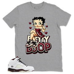 Graphic T-shirt to Match  A Maniere Black Collective 5s - Betty Boop Graphic