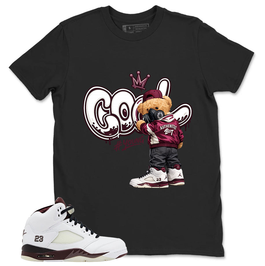 Graphic T-shirt to Match A Maniere Black Collective 5s - Cool Boy Graphic