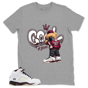 Graphic T-shirt to Match A Maniere Black Collective 5s - Cool Boy Graphic