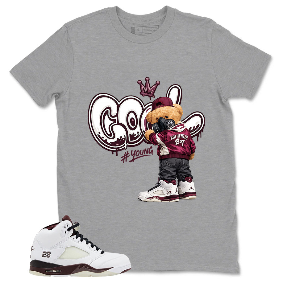 Graphic T-shirt to Match A Maniere Black Collective 5s - Cool Boy Graphic