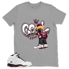 Graphic T-shirt to Match A Maniere Black Collective 5s - Cool Boy Graphic