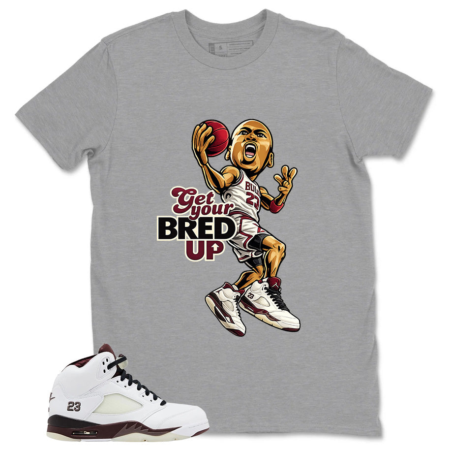 Graphic T-shirt to Match A Maniere Black Collective 5s - Get Your Bred Up Graphic