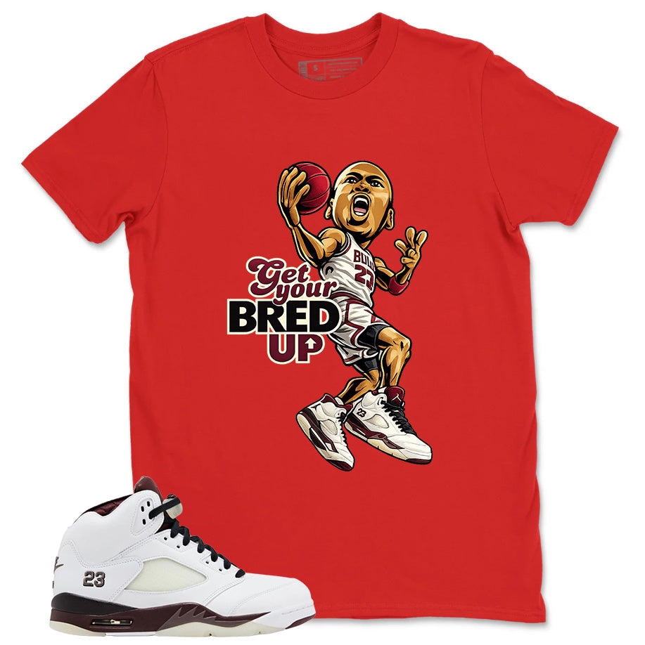 Graphic T-shirt to Match A Maniere Black Collective 5s - Get Your Bred Up Graphic