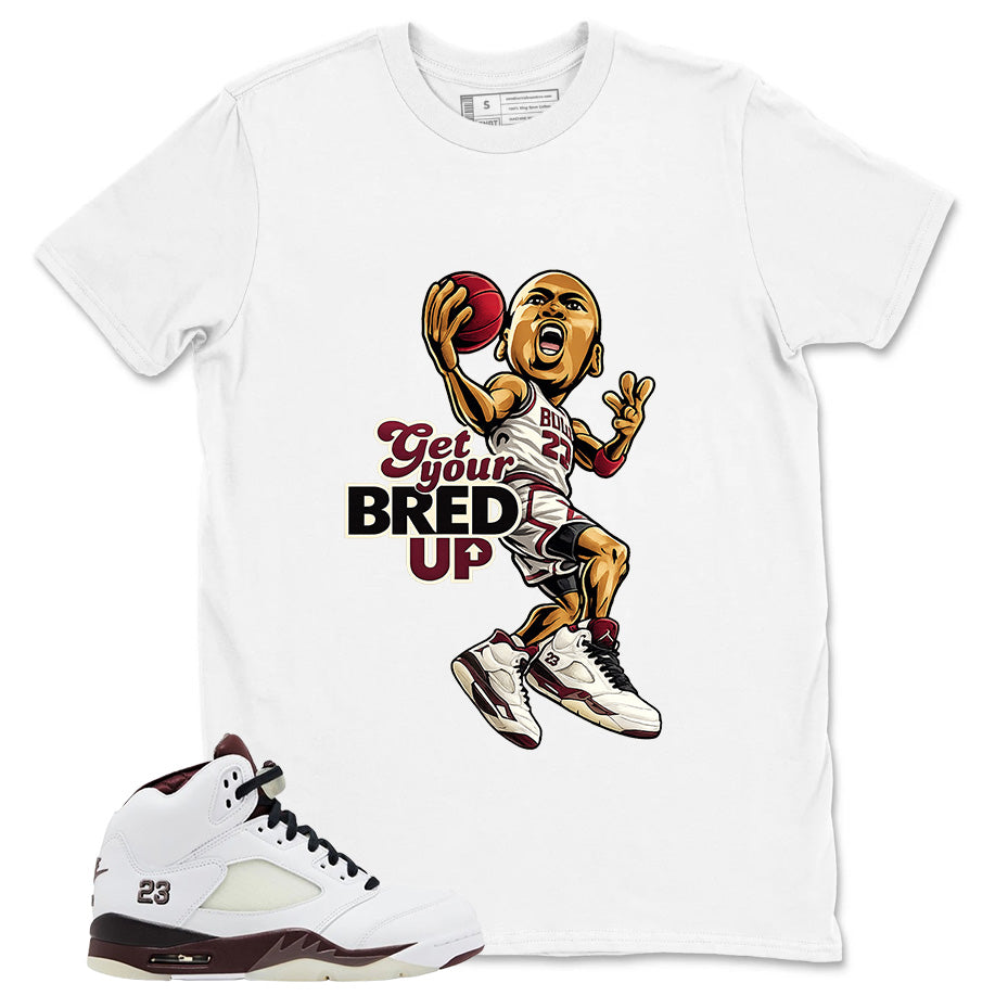 Graphic T-shirt to Match A Maniere Black Collective 5s - Get Your Bred Up Graphic