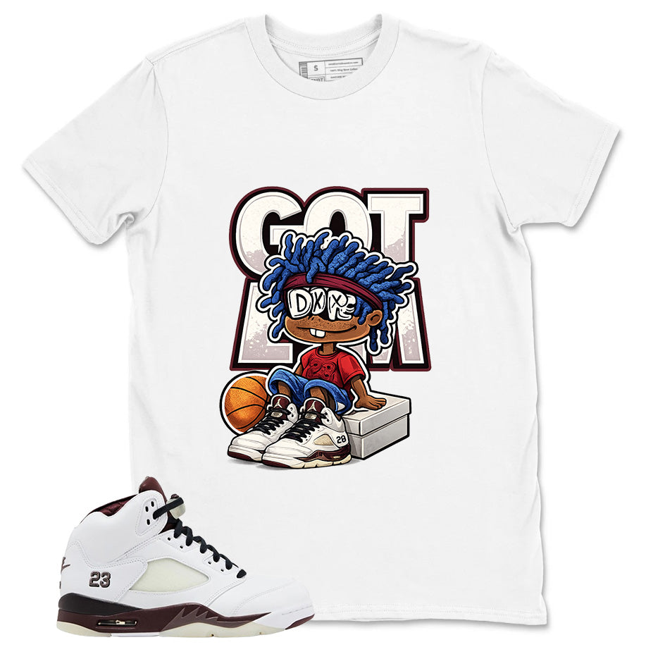 Graphic T-shirt to Match A Maniere Black Collective 5s - Got 'Em Dope Graphic