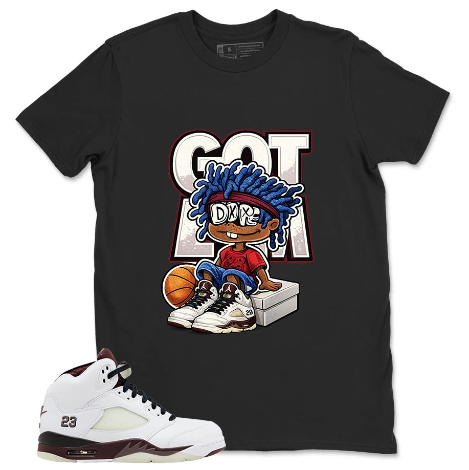 Graphic T-shirt to Match A Maniere Black Collective 5s - Got 'Em Dope Graphic