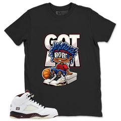 Graphic T-shirt to Match A Maniere Black Collective 5s - Got 'Em Dope Graphic