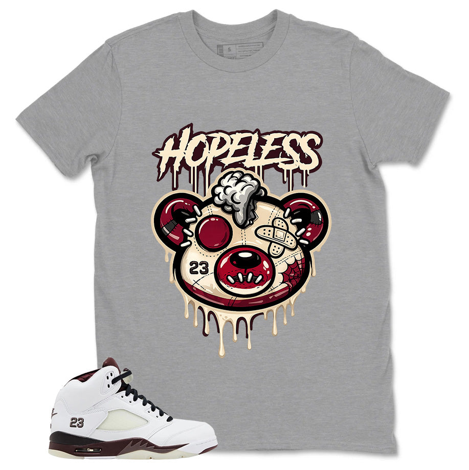Graphic T-shirt to Match A Maniere Black Collective 5s - Hopeless Graphic