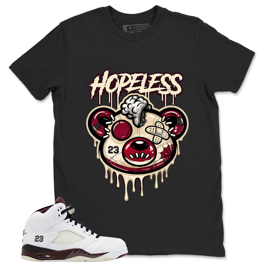 Graphic T-shirt to Match A Maniere Black Collective 5s - Hopeless Graphic