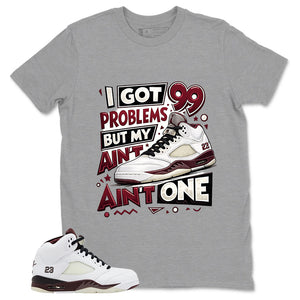 Graphic T-shirt to Match A Maniere Black Collective 5s - I Got 99 Problems Graphic