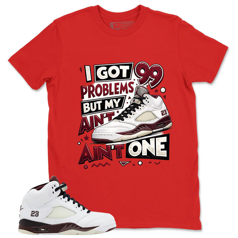 Graphic T-shirt to Match A Maniere Black Collective 5s - I Got 99 Problems Graphic