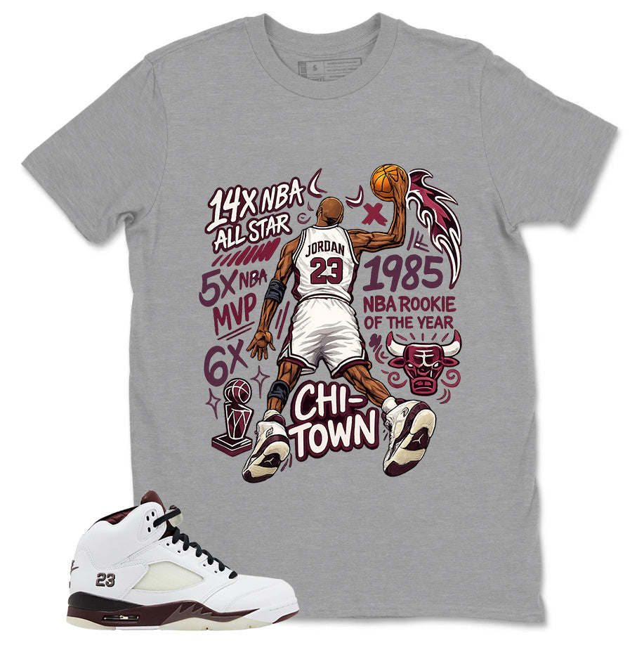 Graphic T-shirt to Match A Maniere Black Collective 5s - Jordan 23 All Star Graphic