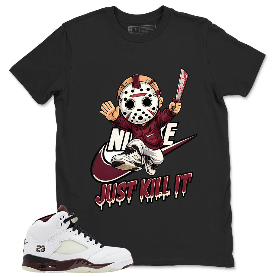 Graphic T-shirt to Match A Maniere Black Collective 5s - Just Kill It Graphic