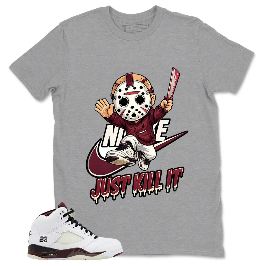 Graphic T-shirt to Match A Maniere Black Collective 5s - Just Kill It Graphic