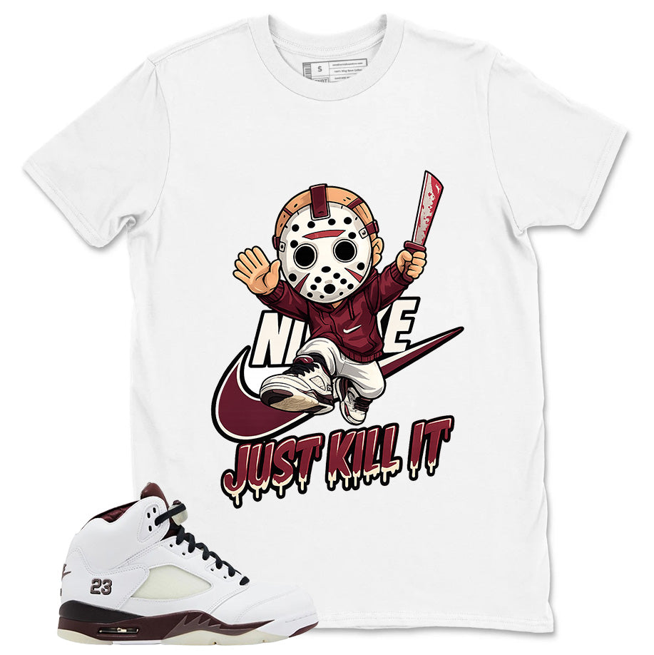 Graphic T-shirt to Match A Maniere Black Collective 5s - Just Kill It Graphic